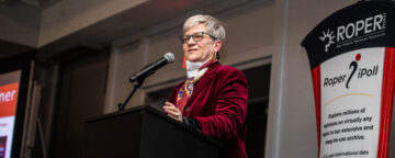 Kathleen Hall Jamieson at the Roper Mitofsky Award dinner