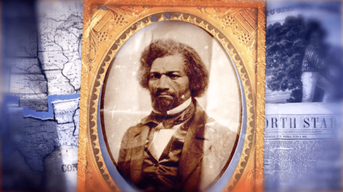 Image of abolitionist Frederick Douglass from "Juneteenth" documentary.