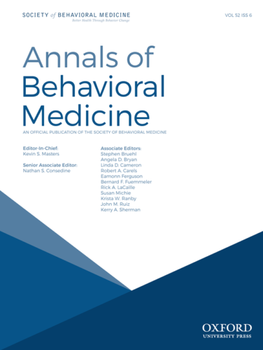 Annals of Behavioral Medicine.