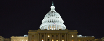 The U.S. Capitol Building at night. Credit: Everett Carrico.