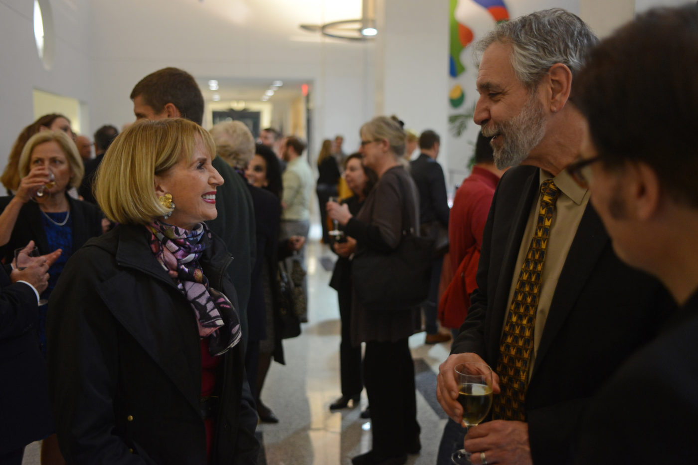 Marcia McNutt and Michael X. Delli Carpini, Dean of the Annenberg School for Communication.