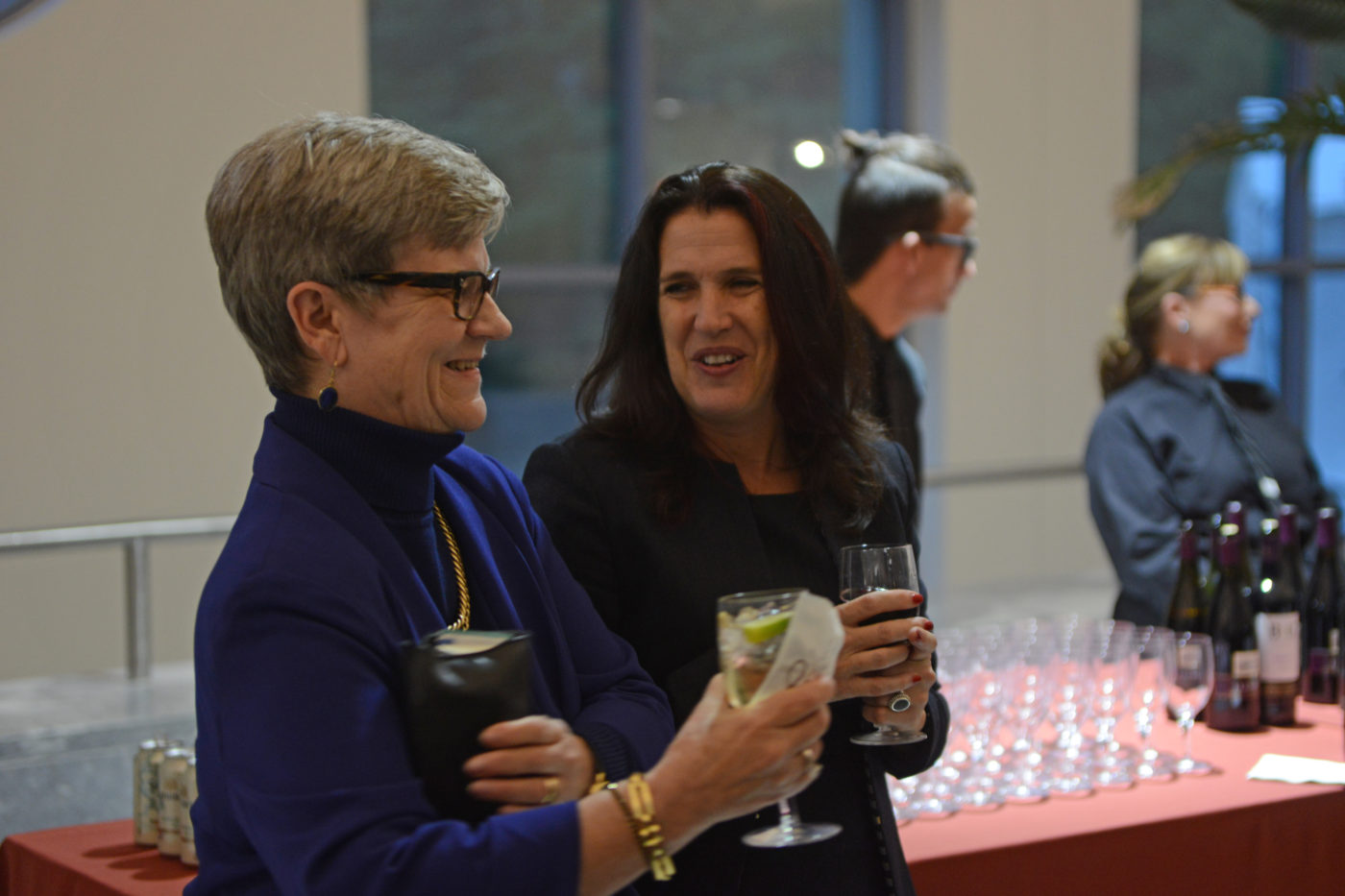 Annenberg Public Policy Center Director Kathleen Hall Jamieson and Visiting Scholar Dominique Brossard.