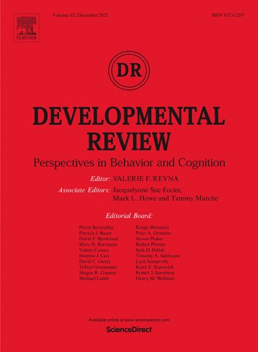 Cover of Developmental Review.