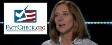 FactCheck.org Managing Editor Lori Robertson. FactCheck.org is partnering with Hearst Television for the 2020 campaign.