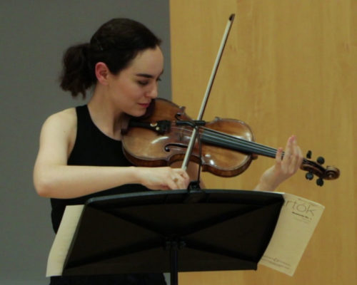 Francesca dePasquale, a 2014 Leonore Annenberg arts fellow, performs in a recital at APPC on April 13, 2018.