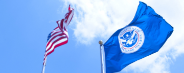 The Department of Homeland Security flag. Credit: DHS/Barry Bahler.