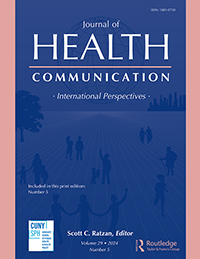 Cover of Journal of Health Communication