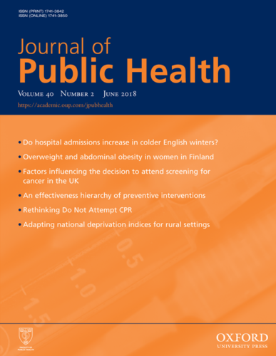 Journal of Public Health, June 2018