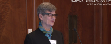 Kathleen Hall Jamieson speaking at the NAS Interface workshop May 6, 2015