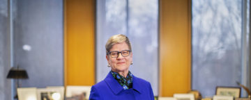 Photo of Kathleen Hall Jamieson, named an AAAS fellow.