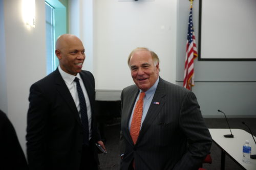 Philadelphia Schools Superintendent William Hite and former Gov. Ed Rendell