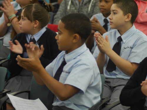 Students from Julia de Burgos School.