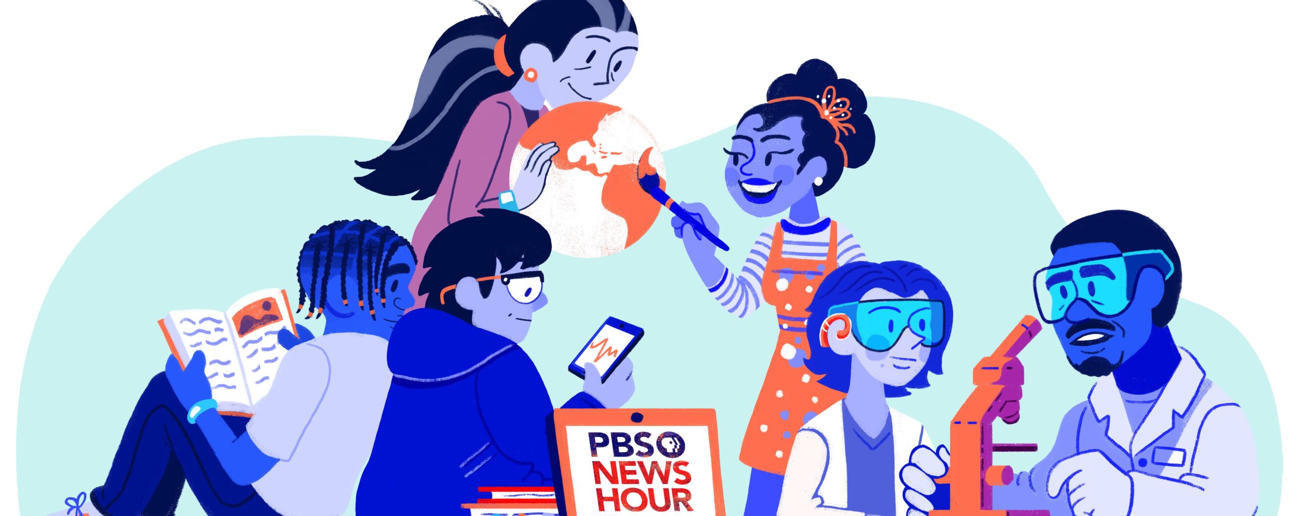 Illustration for PBS News Hour Classroom