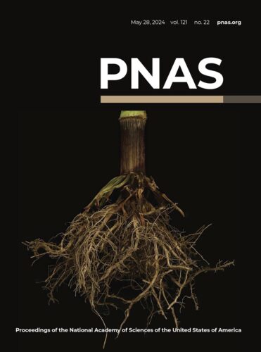 Cover of PNAS May 28, 2024 edition, Volume 121, Number 22.