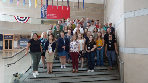 Rendell Center summer program's teachers at the National Constitution Center.