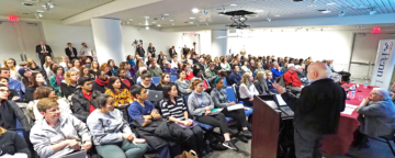 Dan Romer at Penn's March 2018 Teach-In. Credit: LDI/Hoag Levins.