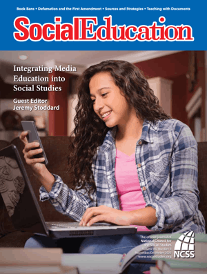 Cover of Social Education journal.