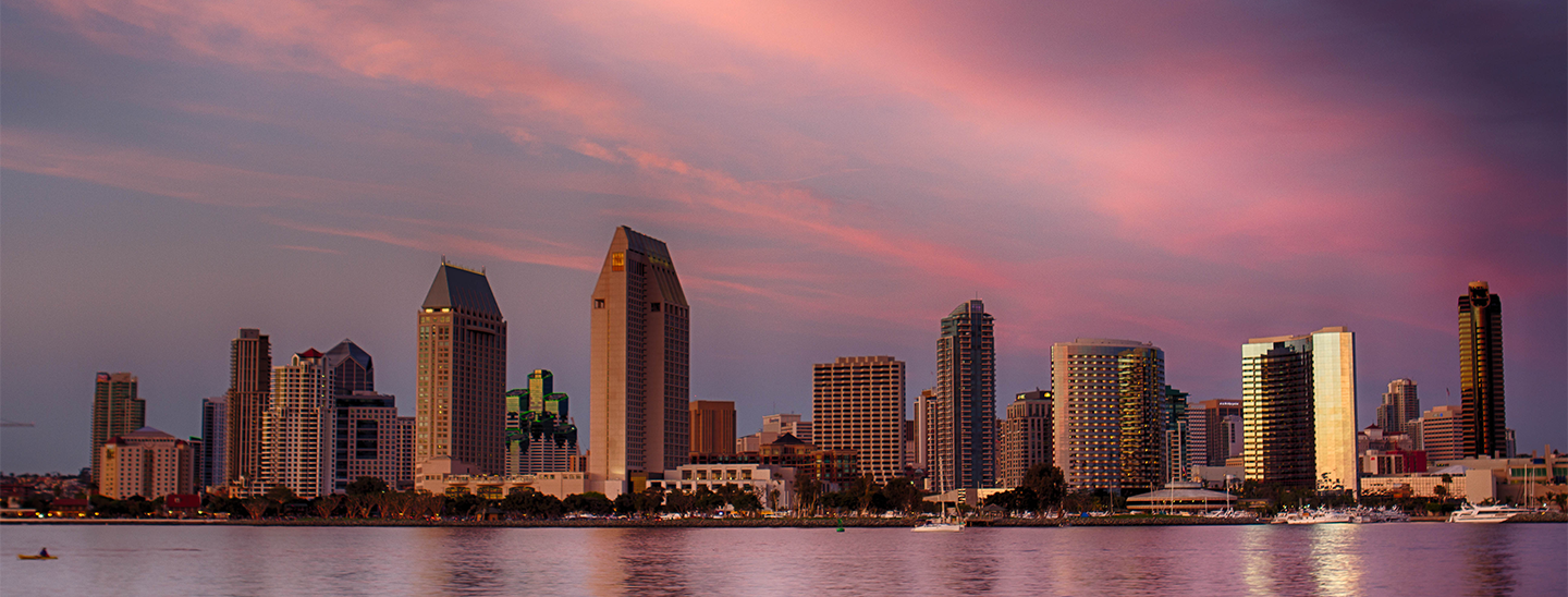 San Diego skyline. Credit: Flickr user "Photos By Clark."