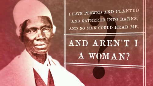 Portrait of Sojourner Truth. From "The 19th Amendment: A Woman's Right to Vote."