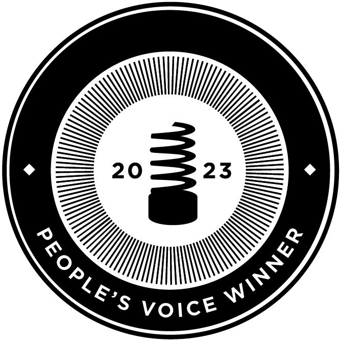 People's Voice Award badge