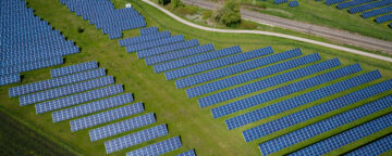 Field of solar panels.