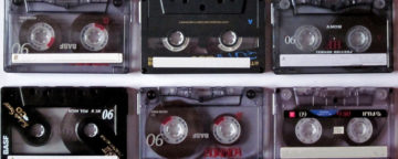 Cassette tapes.