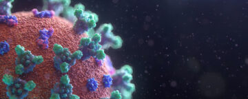 Visualization of the SARS-CoV-2 virus that causes Covid-19. For a story about deceptive claims about health.