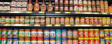 Grocery store shelves. Credit: City of Marietta, Georgia.