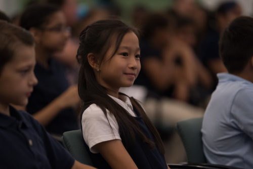 Philadelphia students at the school district headquarters.