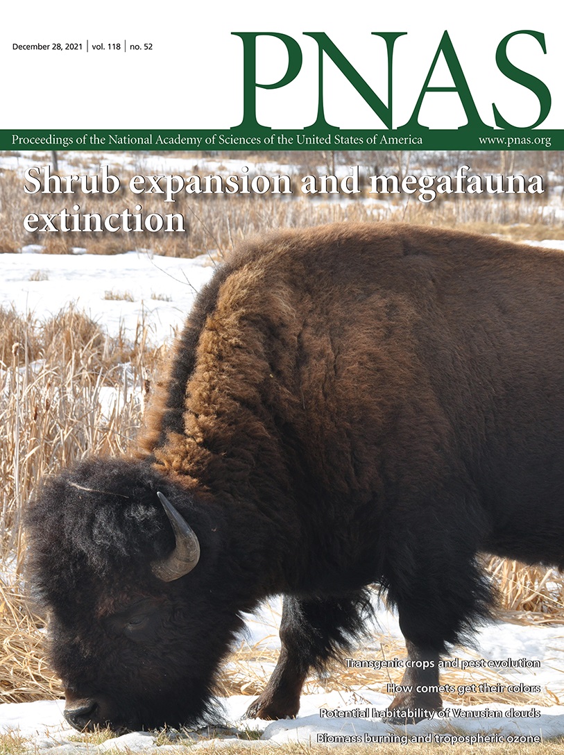 Cover of PNAS 12/28/21.