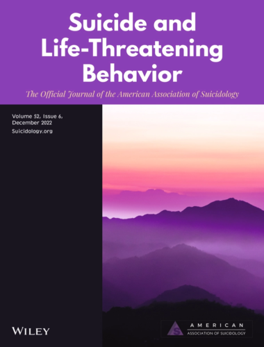 Cover of Suicide and Life-Threatening Behavior journal.