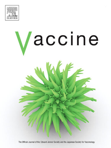 Cover of Vaccine journal.